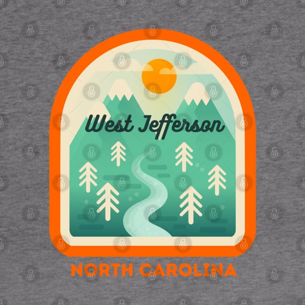 West Jefferson North Carolina NC Tourist Souvenir by carolinafound